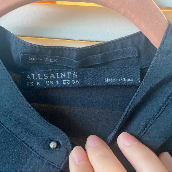 All Saints 100% silk dress - Picture 5 of 6